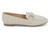 BEIGE FX SD BCKLE LOAFER