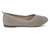 BEIGE FLYKNIT OPEN BALLERINA
