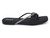 BLCK VGN LTHR GEM BOW FLAT
