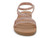 RSGLD VGN LTHR GEM STRAP SNDL