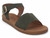 OLIVE GRN FX SD BASIC SANDAL