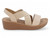 NUDE STRAP CROSS WEDGE