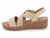 NUDE STRAP CROSS WEDGE