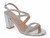 SLVR VGN LTHR BLING HEEL