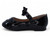 TODD BLK PAT HEART FLAT