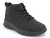 BLACK LACEUP HIKER BOOTS