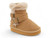 TODD TAN STRAPS TALL FURBOOT