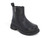 GIRLS BLK PU ZIP PLTFM BOOT