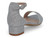 GIRL SILVER OPEN STRAP HEEL