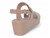 NUDE VGN LTHR BCKL WEDGE