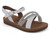 TODD WHT PU 2 JEWEL STRP SNDL