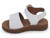 TODD WHT PU ONE BAND SANDAL