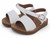 TODD WHT PU ONE BAND SANDAL