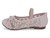 TODD PINK MESH FLORAL FLATS