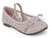 TODD PINK MESH FLORAL FLATS