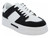 WOMENS BLK/WHT PLATFORM SNKR