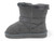 GIRL BLK STRAPS TALL FURBOOT