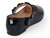 BLK PATENT FLWR STRAP MJ FLAT