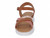 GIRLS BRN PINK PLTFM SANDAL