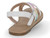 GIRL WHITE MULTI STRAP SANDAL