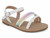 GIRL WHITE MULTI STRAP SANDAL