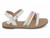 GIRL WHITE MULTI STRAP SANDAL