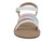 GIRL WHITE MULTI STRAP SANDAL