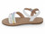GIRL WHITE MULTI STRAP SANDAL