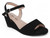 GIRL BLK NUBK PLTFM WEDGE SNDL