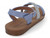 GIRL BLUE PU 2 JEWEL STRP SNDL