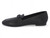 BLK VGN LTHR LUX FLAT