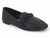 BLK VGN LTHR LUX FLAT