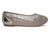 GIRLS CHAMPAGNE MESH FLATS