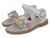 GIRL WHITE MULTI FLOWER SANDAL