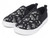 BOYS BLK SKATER SLIP ON