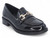 BLK VGN PAT LTHR BUCKL LOAFER