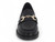 BLK VGNL LTHR BUCKL LOAFER