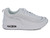 LADIES WHT/GRY BUBBLE SNKR
