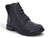 BLK VGN LTHR SWTR COMBAT BOOT