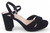 BLK FX SD PLTFRM CRSS HEEL