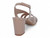 NUDE PAT STRAPPY SANDAL HEEL