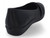 BLK VGN LTHR PLEATED SCH SH
