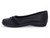 BLK VGN LTHR ELSTC SCHL SHOE
