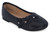 GIRLS BLK FLWR  FLAT