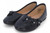 GIRLS BLK FLWR  FLAT