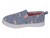 GIRLS BLUE UNICORN SLIP ON