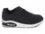 GIRLS BLK/WHT CONTRAST SNKR