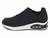 GIRLS BLK/WHT CONTRAST SNKR