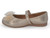TODD GOLD MESH BOW FLAT