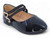 TODD BLACK DBL STRAP FLAT